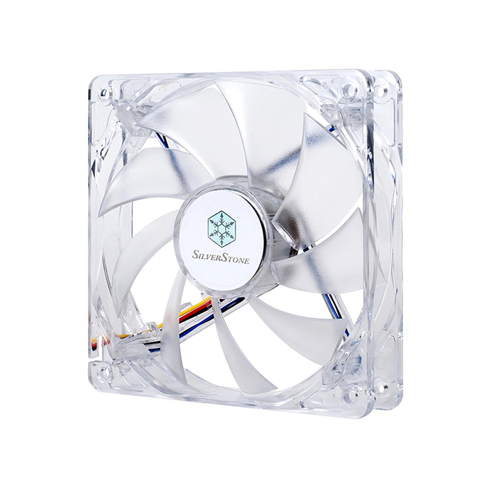 Silverstone FN121-P-RL 120mm High Airflow and Less Noise with 9-Bladed Design Computer Case Fan