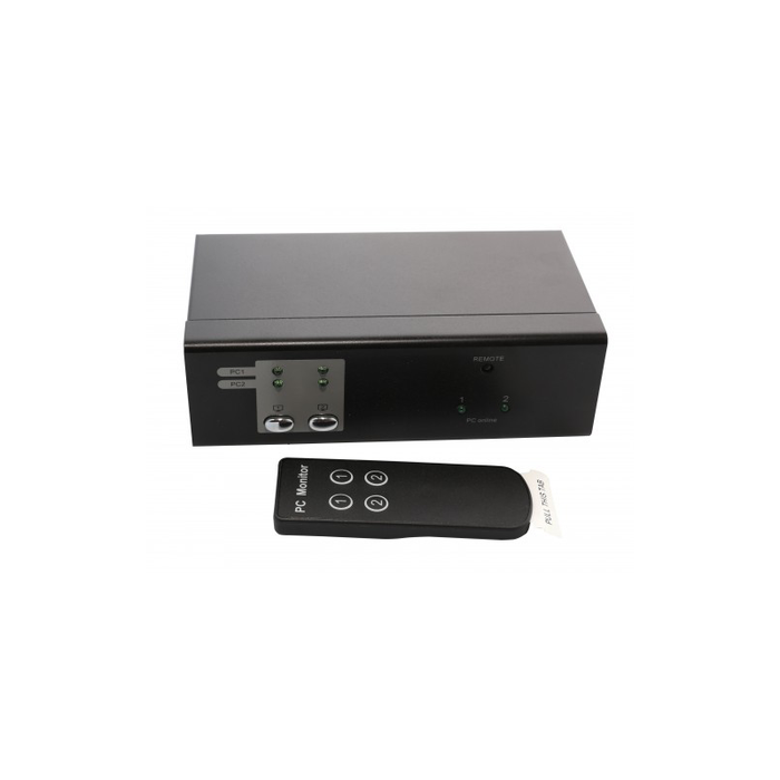 Syba SY-EXT32018 2x2 VGA-Audio Matrix Switch (w/ Remote Control)