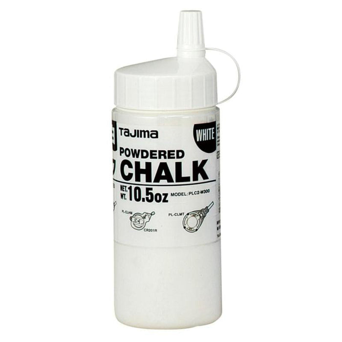 Tajima PLC2-W300 Micro Chalk, ultra-fine chalk, white, easy-fill nozzle, 300g / 10.5 oz.
