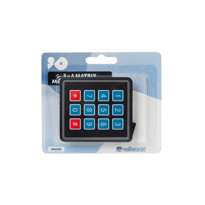 Velleman VMA300: 3 x 4 Matrix Keypad for Arduino