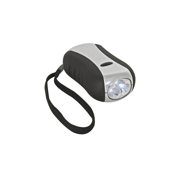Velleman ZL388/6: Dynamo LED Flashlight - 3 LEDs - Weatherproof