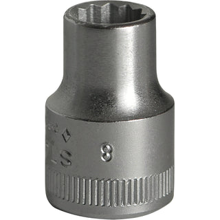 Stahlwille 02010008 45 3/8" 12-pt Socket, 8 mm