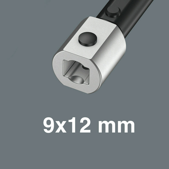 Wera 7773 C Square drive insert, 9x12 mm, 1/2" x 44 mm