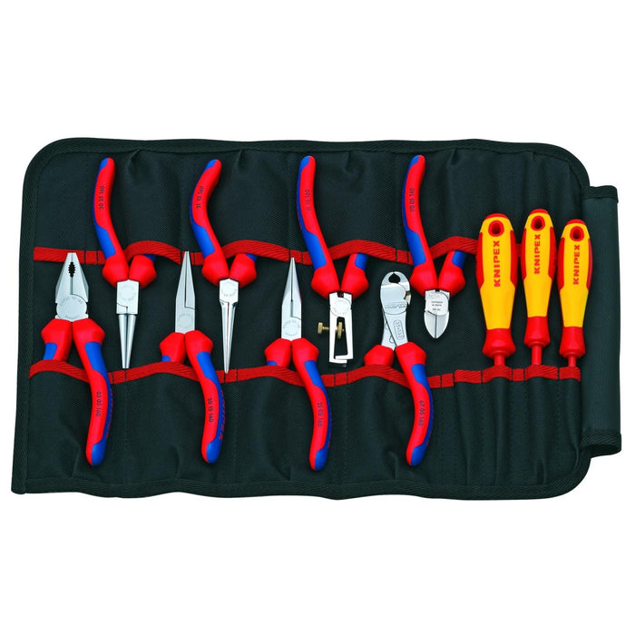 Knipex 00 19 41 Telecommunications and Electrical Engineers Tool Set, 11 Piece