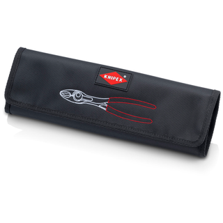 Knipex 00 19 61 V01 TwinGrip Plastic Dipped Pliers Set and Tool Roll, 6", 8" and 10"