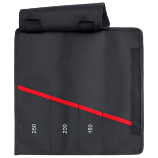 Knipex 00 19 61 V01 TwinGrip Plastic Dipped Pliers Set and Tool Roll, 6", 8" and 10"