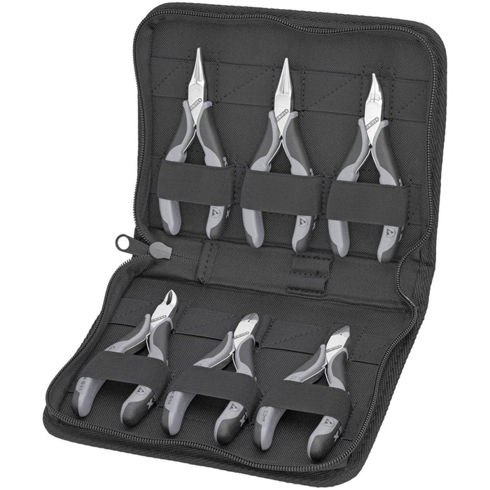 KNIPEX 00 20 17 Electronic Pliers Set, 6 Piece