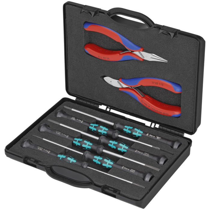 KNIPEX 00 20 18 Electronic Tool Set, 8 Piece