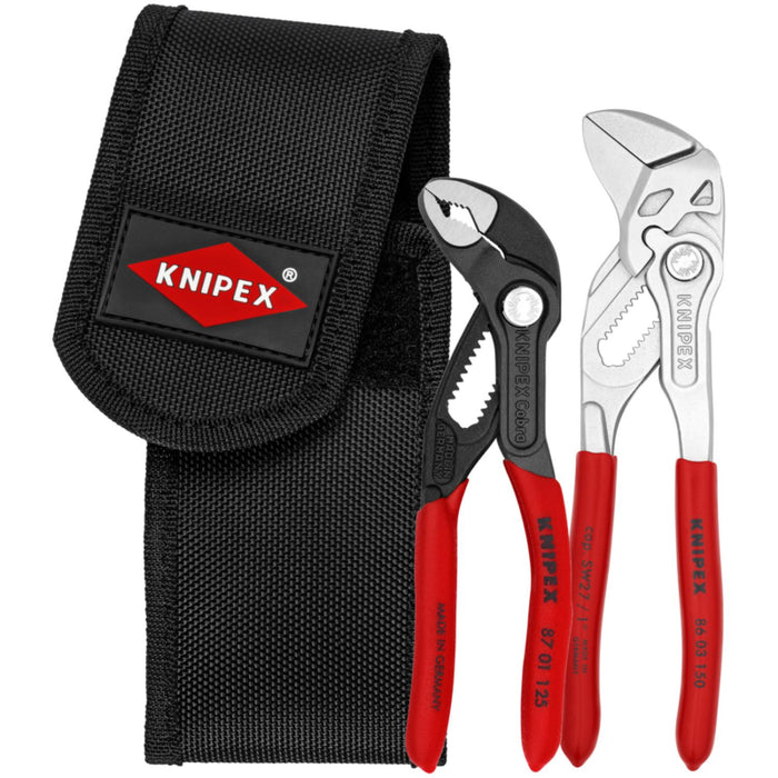 Knipex 00 20 72 V01 Mini Pliers in Belt Pouch, 2 Piece