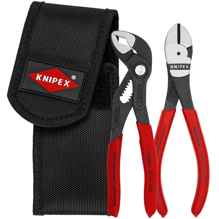 Knipex 00 20 72 V02 Mini Pliers Set-in Belt Tool Pouch