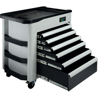 Heyco 01128001800 Tool Assortment in Workshop Trolley, 6 Modules, 59 Tools