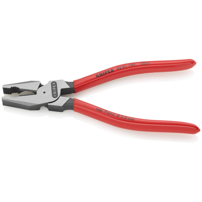 Knipex 02 01 180 7" High Leverage Combination Pliers