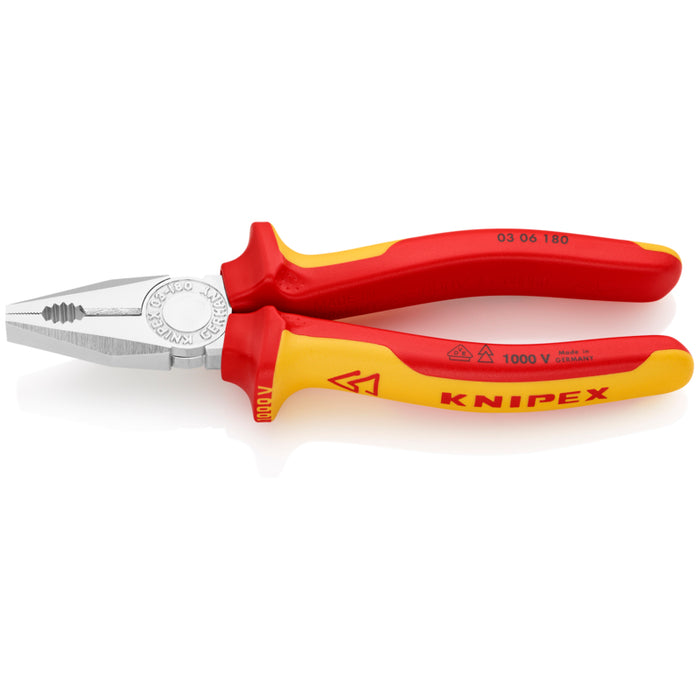 Knipex 03 06 180 Combination Pliers, 7 Inch