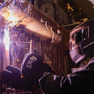 Klein Tools 60789 Flame-Resistant Welding Jacket with Removable Welding Sleeves, XL