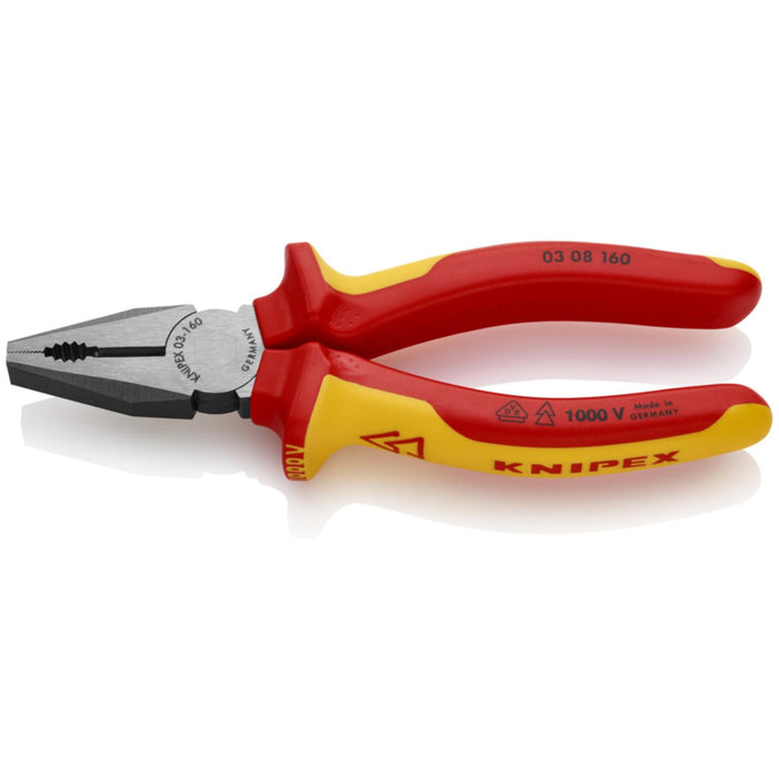 KNIPEX 03 08 160 SBA Combination Pliers 1000V Insulated