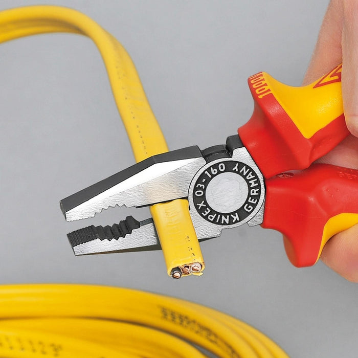 Knipex 03 08 160 SBA Combination Pliers 1000V Insulated