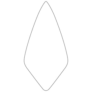 W.Rose RO116-12K-PK2 12" Narrow London Brick Trowel with Cork Handle