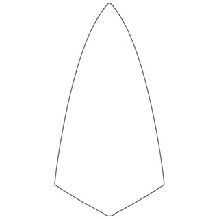 W.Rose RO110-10 1/2K 10-1/2" Philadelphia Brick Trowel with Cork Handle