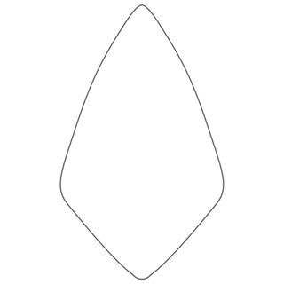 W.Rose RO1412-10 1/2L 12" Limber Wide London Trowel with Plastic Handle