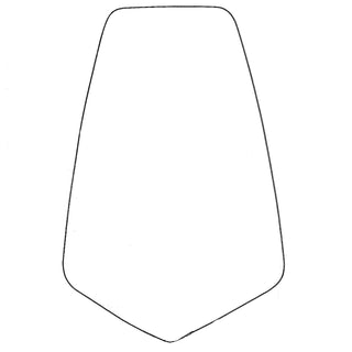 W. Rose RO6302 7-1/2” Mud Trowel with 6" Wood Handle