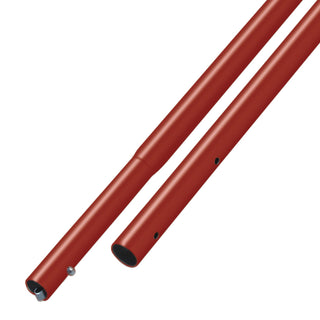 Kraft Tool CC331SRC 8' Red Powder Coated Swaged Button Handle - 1-3/8" Diameter