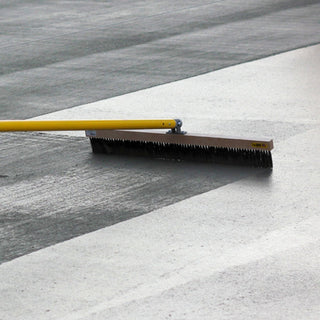 Gator Tools GF11627 36" Medium Soft .010" Poly Broom with Single Tilt Bracket