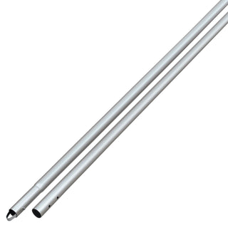 Kraft Tool CC289S-PK3 6' Anodized Aluminum Swaged Button Handle - 1-3/4" Diameter (Silver)