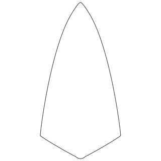 W.Rose RO110-11 1/2L 11-1/2" Limber Philadelphia Trowel with 6" Wood Handle