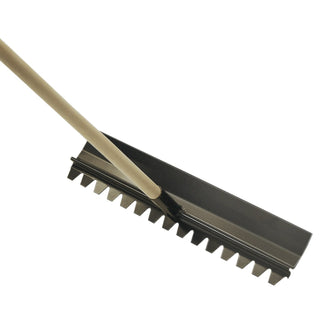 Kraft Tool CC010 22-1/2" x 5" Steel Concrete Rake with Handle