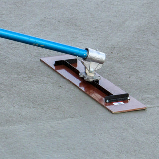 Kraft Tool CC981CR 24" x 7" Laminated Canvas-Resin Bull Float with 2-Hole Bracket