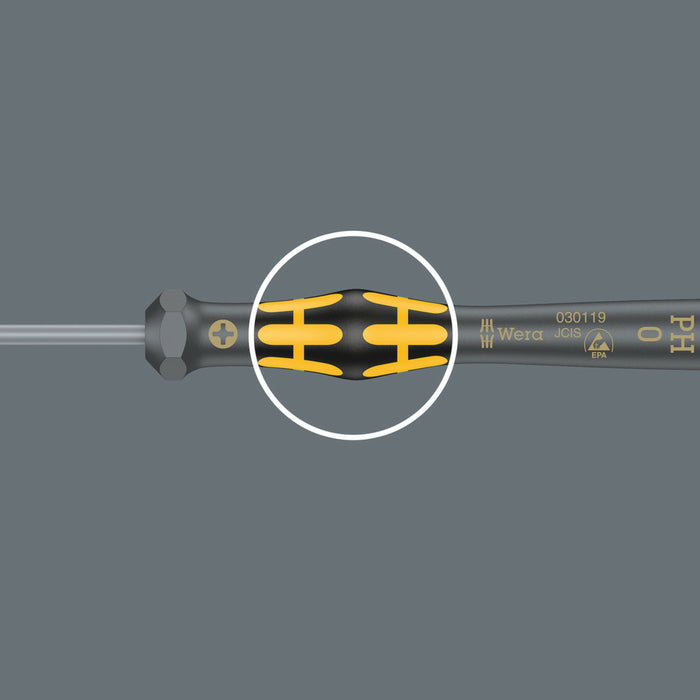 Wera 1567 TORX® ESD Kraftform Micro screwdriver for TORX® screws, TX 6 x 40 mm