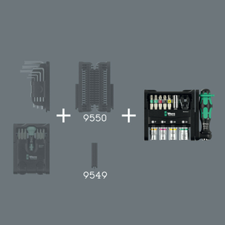 Wera Tool-Check Modular 1, 21 Pc.