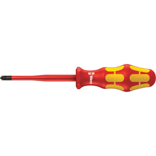 Wera 165 iS PZ/S VDE Insulated screwdriver with reduced blade diameter for PlusMinus screws (Pozidriv/slotted), # 2 x 100 mm