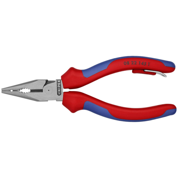 Knipex 08 22 145 T BKA 5 3/4" Needle Nose Combo Pliers with Tether Attachment