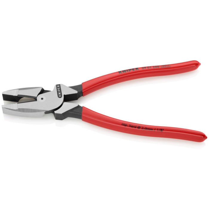 Knipex 09 01 240 SBA 9.5-Inch High Leverage Lineman's Pliers New England Head