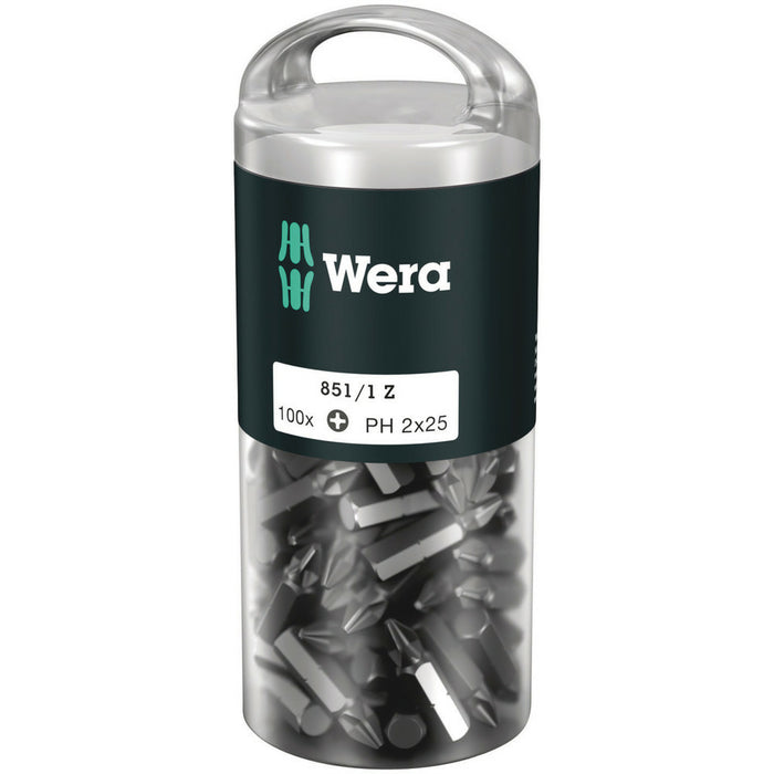 Wera 851/1 Z DIY 100 bits, PH 1 x 25 mm, 100 pieces