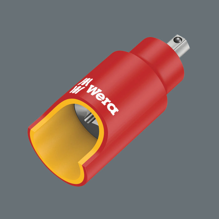 Wera 8740 B VDE HF Zyklop Hex bit socket, insulated, with holding function, 3/8" drive, 6 x 55 mm