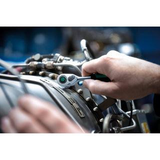 Stahlwille 11111020 415QR N QuickRelease ratchet, fine tooth, 1/4"