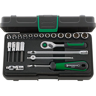 Stahlwille 96011181 Socket set 1/4" - 22 Pieces