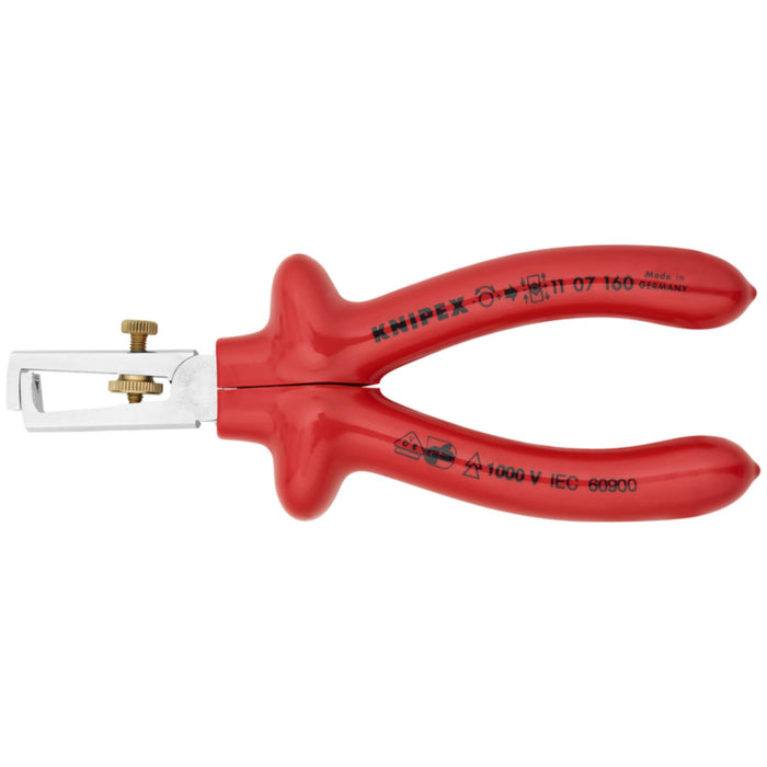 Knipex 11 07 160 6.3" Wire Insulation Strippers