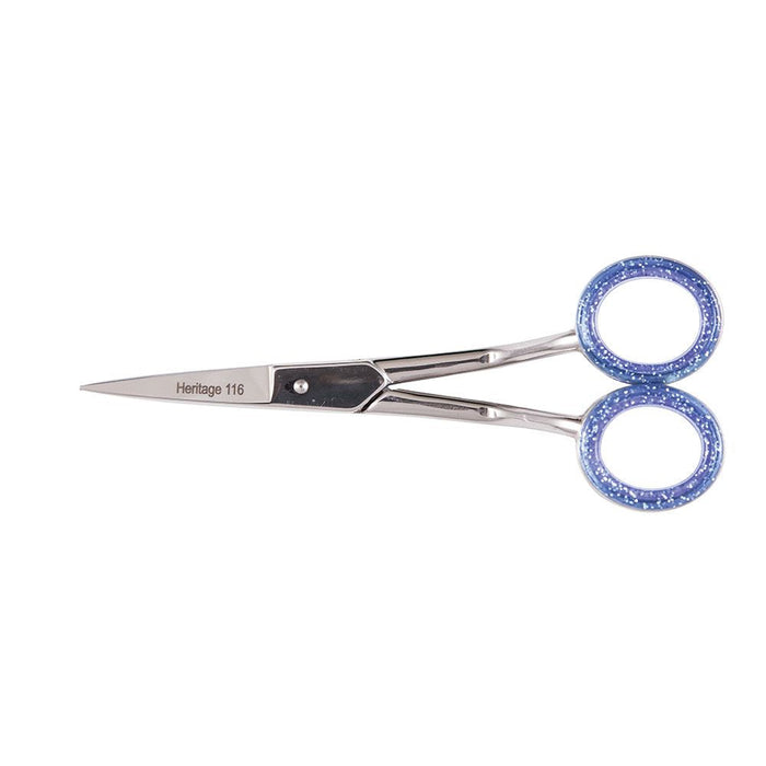Heritage Cutlery 116C 5-5/8'' Machine Embroidery Scissor / xtra bent handle / Curved Blade