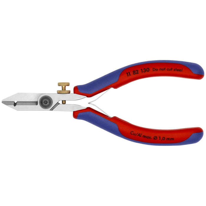 KNIPEX 11 82 130 Comfort Grip Electronic Wire Shear and Stripper