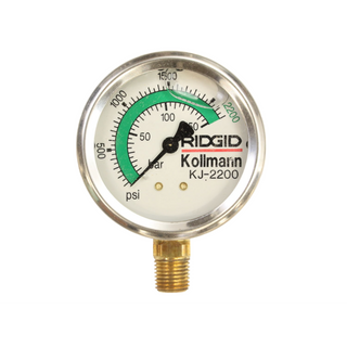 Ridgid 65137 Gauge, Pressure KJ2200