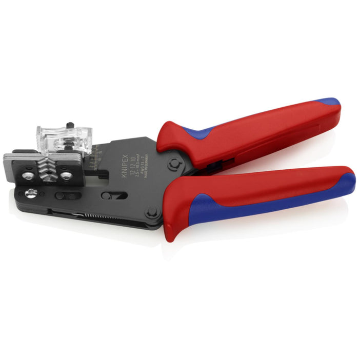 Knipex 12 12 10 Precision Wire Insulation Strippers with adapted blade 7 3/4 inches - AWG 13-7