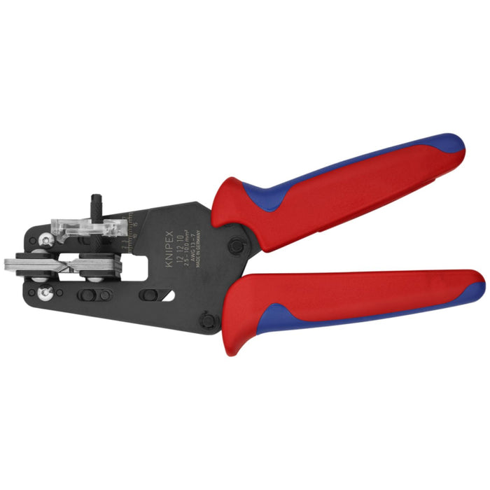Knipex 12 12 10 Precision Wire Insulation Strippers with adapted blade 7 3/4 inches - AWG 13-7