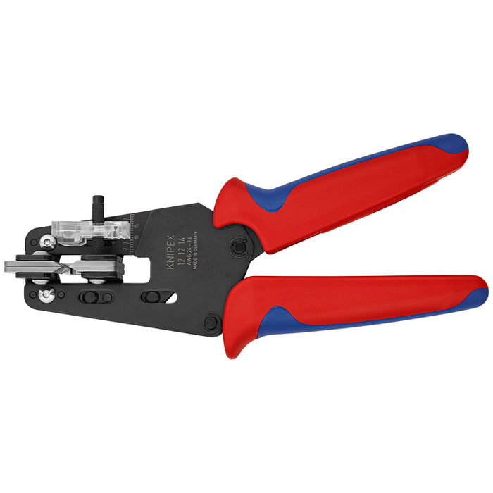 Knipex 12 12 14 Precision Wire Insulation Strippers with adapted blade - AWG 26-16