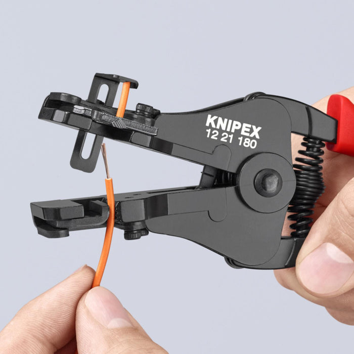 Knipex 12 21 180 Automatic Insulation Strippers, 7.25 Inch