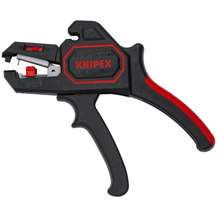Knipex 12 62 180 SB Self Adjusting Insulation Strippers - Awg 10-24, 7.25 Inch