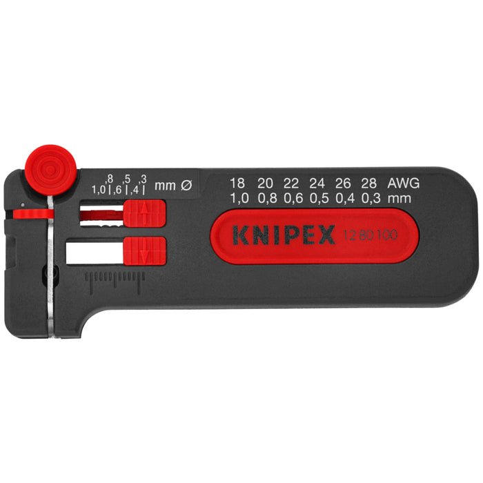 Knipex 12 80 100 SB Awg 18-28 Mini Wire Stripping Tool