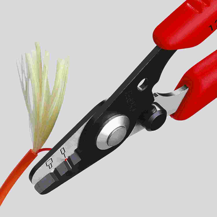 Knipex 12 82 130 SB Wire Stripper For Fiber Optics